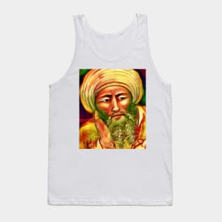 Averroes Snow Portrait | Averroes Artwork 15 Tank Top